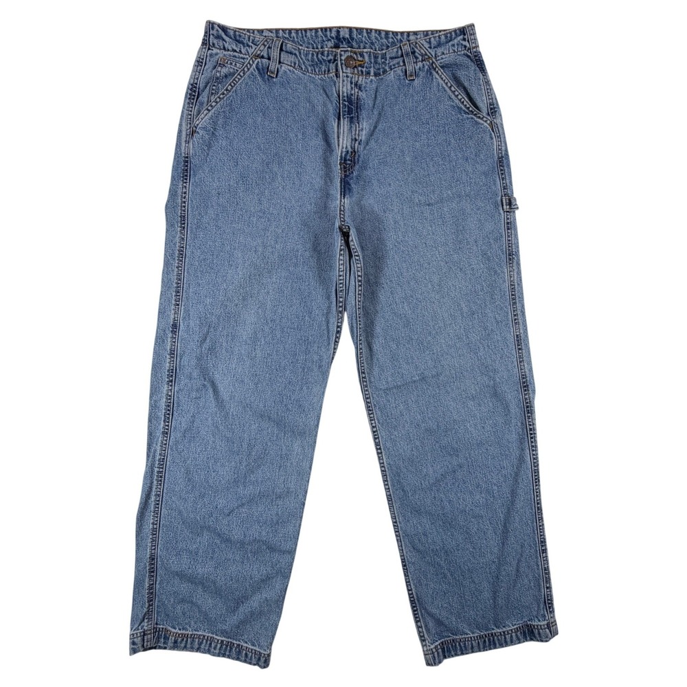 Vintage Levi's Jeans Womens 16 35x31 Two-Horse Brand Workwear Carpenter 90s